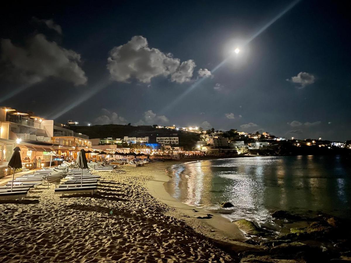 Acrogiali Beachfront Hotel Mykonos Platys Gialos  Eksteriør billede