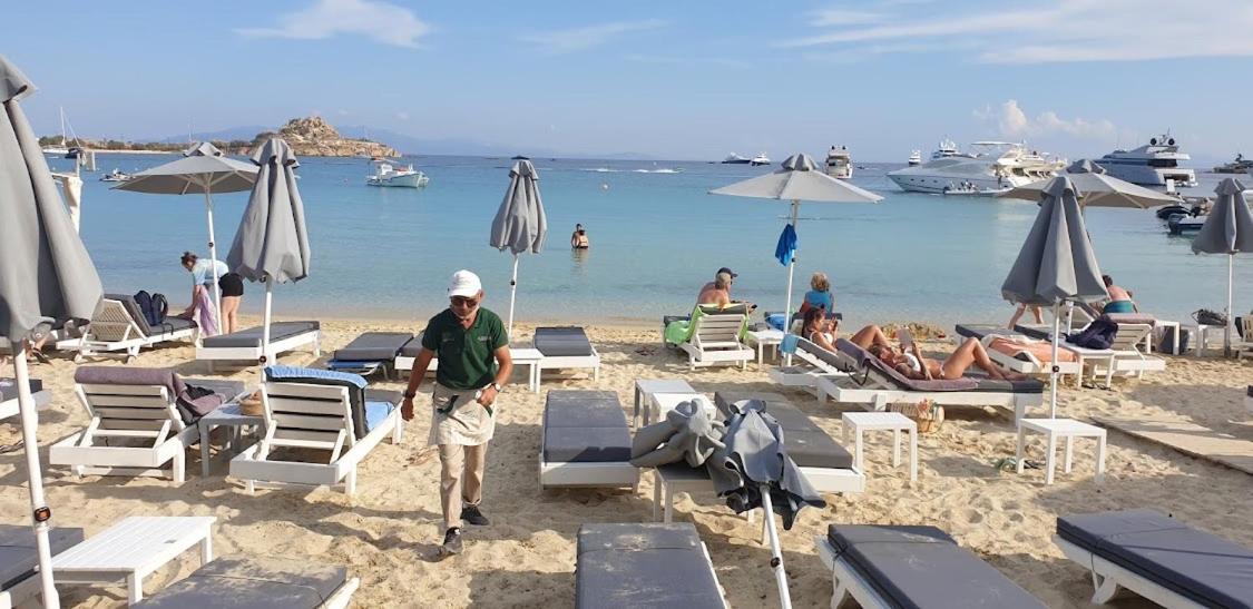 Acrogiali Beachfront Hotel Mykonos Platys Gialos  Eksteriør billede
