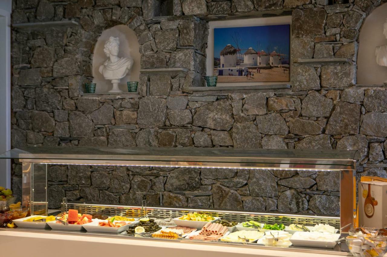 Acrogiali Beachfront Hotel Mykonos Platys Gialos  Eksteriør billede