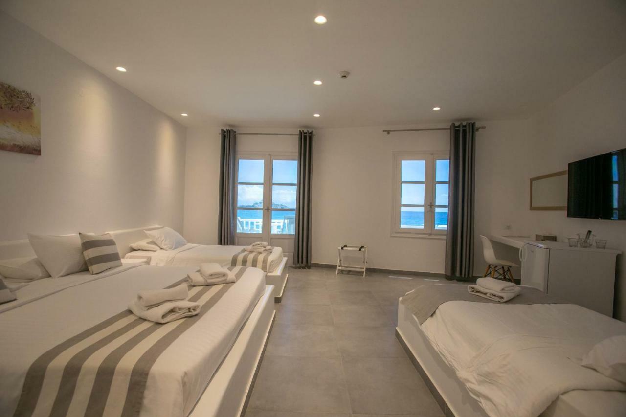 Acrogiali Beachfront Hotel Mykonos Platys Gialos  Værelse billede
